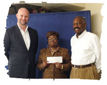 Donation to Bridge of Hope Food Bank at Calvary Baptist Church